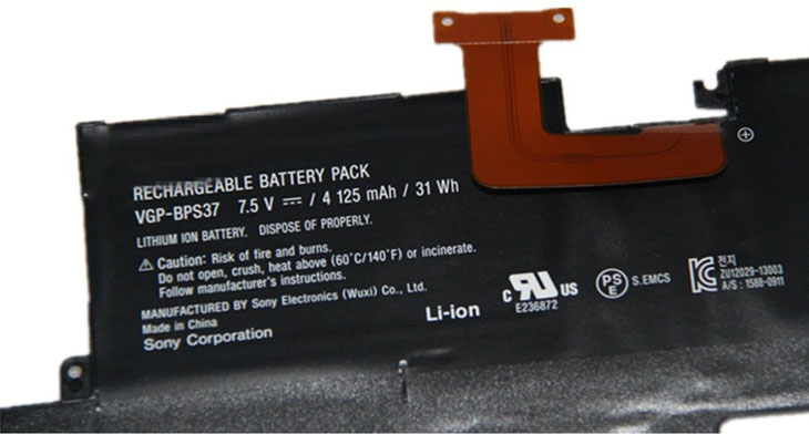 Battery for Sony VAIO SVP1121ZPWR laptop