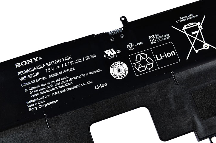 Battery for Sony VAIO SVP1322M8E laptop