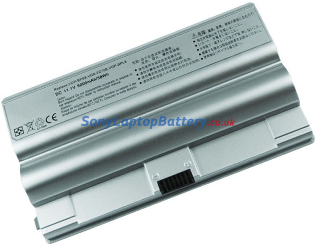 Battery for Sony VAIO VGN-FZ190E/2 laptop