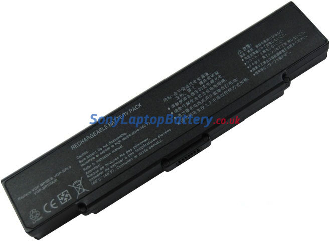Battery for Sony VAIO VGN-CR307EP laptop