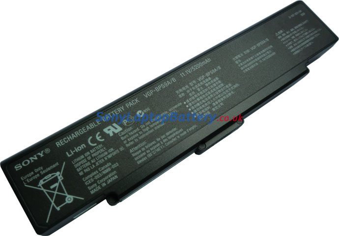 Battery for Sony VAIO VGN-CR290E/AW laptop