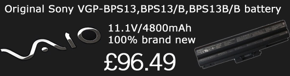 Original Sony VGP-BPS13/B battery