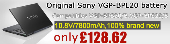 Original Sony VGP-BPL20 battery