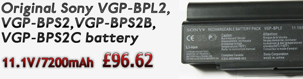 Original Sony VGP-BPL2 battery