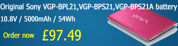 Original Sony VGP-BPS21 battery