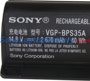 Battery for Sony VGP-BPS35A laptop