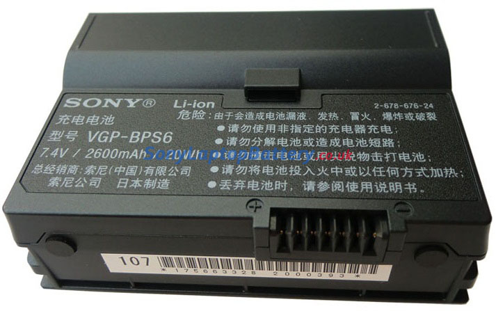 Battery for Sony VAIO VGN-UX490N/C laptop