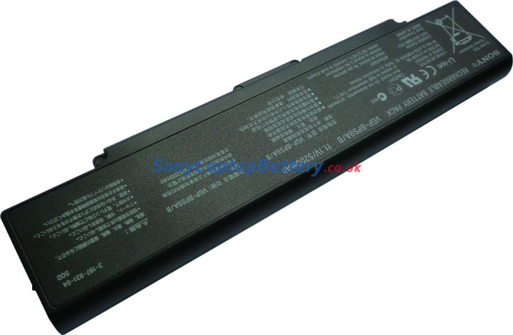 Battery for Sony VAIO VGN-CR123E laptop